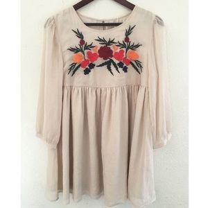 Glamorous Women Floral Embroidered Dress
